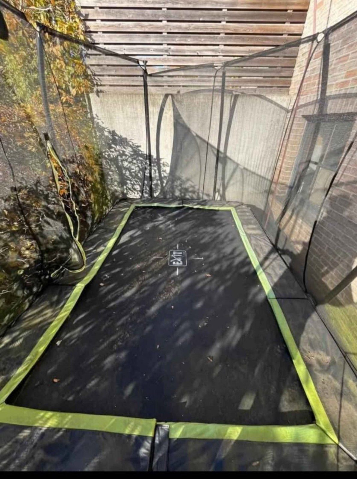trampoline, Ophalen