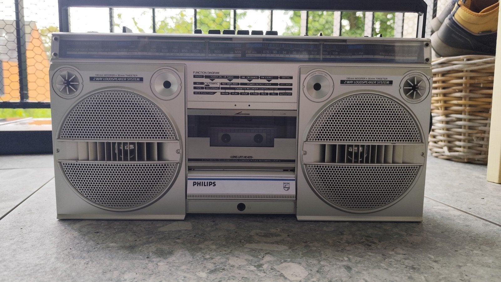 Prachtige Philips D8134 Boombox, Ophalen of Verzenden, Audio en Video