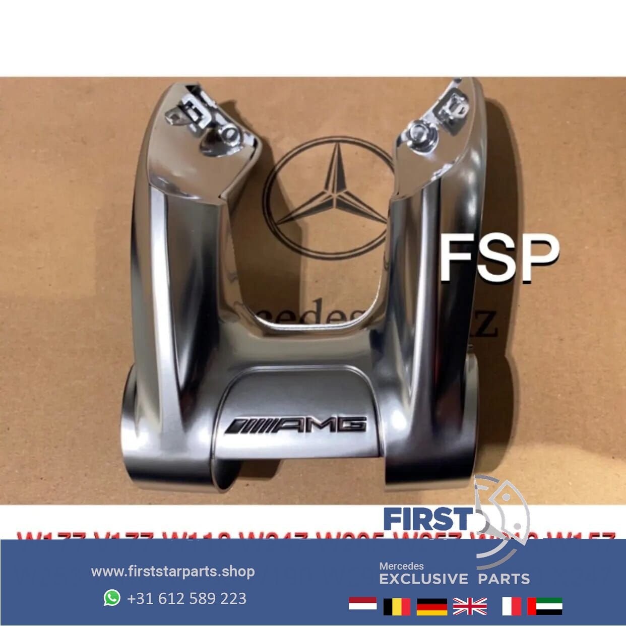 AMG STUUR LOGO W177 W118 W205 W213 H247 W463 W253 W167 W293, Gebruikt, -, Voor, Ophalen of Verzenden