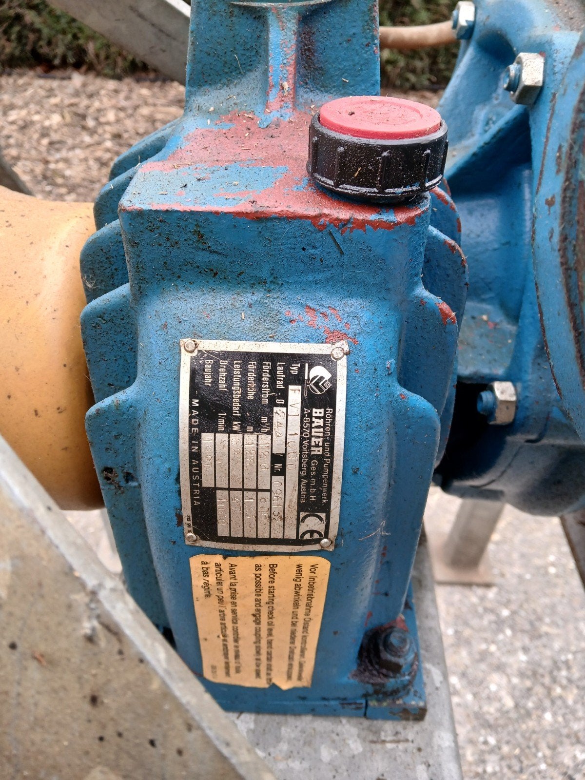 Pompe d'irrigation Bauer, Articles professionnels, Agriculture | Outils, Enlèvement