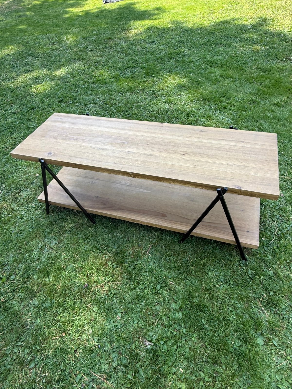 Meuble TV / Table basse style industriel, Maison & Meubles, Maison & Meubles | Autre, Comme neuf, Enlèvement