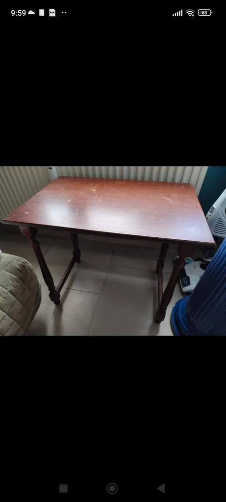 Table de salon, Enlèvement