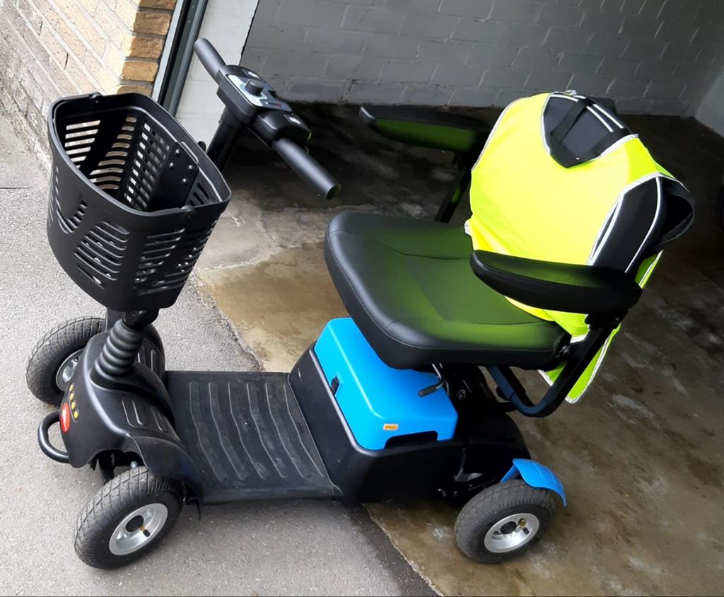 Zo goed als nieuwe scootmobiel, Ophalen