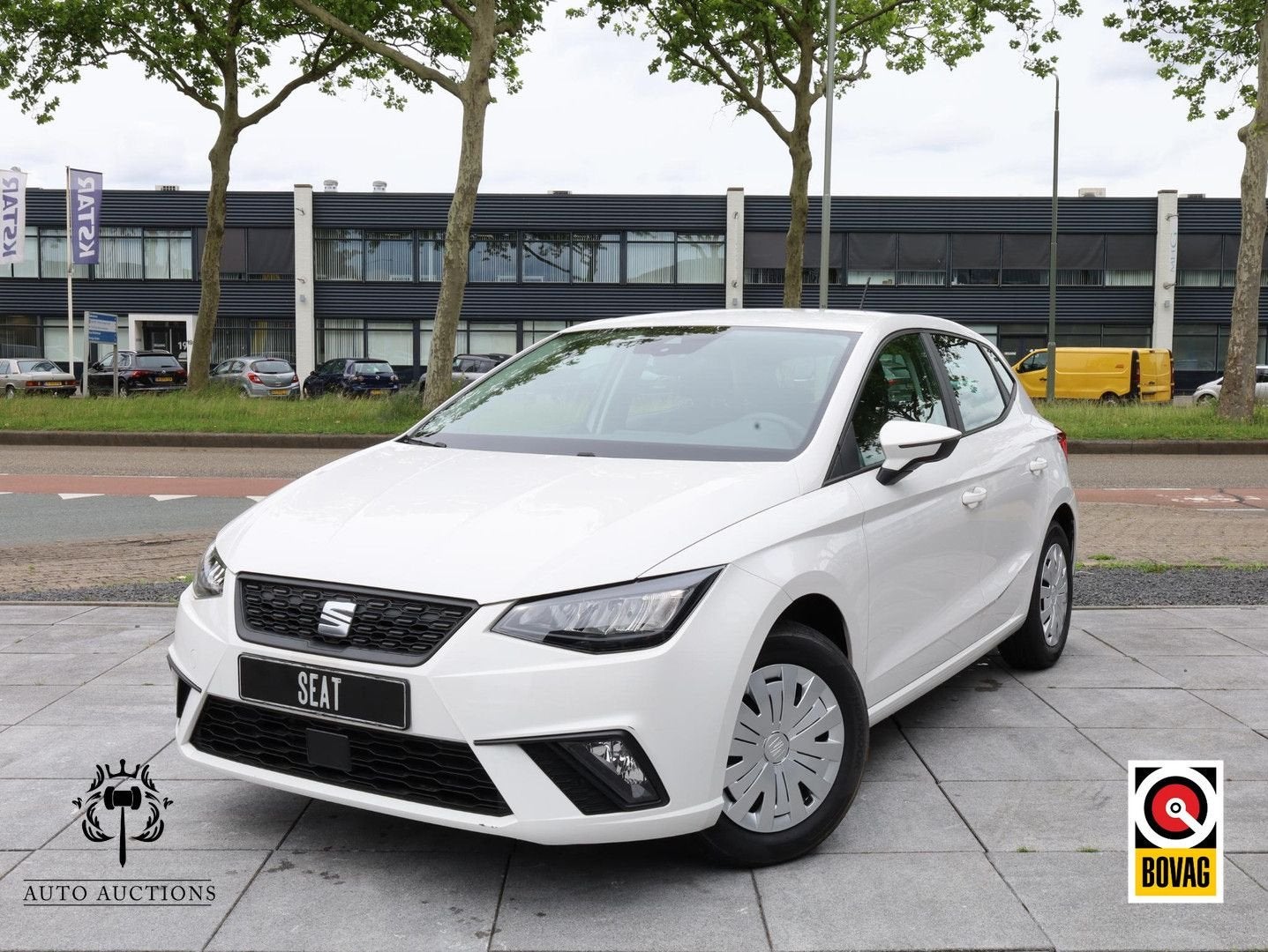 Seat Ibiza 1.0 MPI Airco | Stoelverwarming | Parkeersensoren, Autos, Seat, Achat, Entreprise, Blanc, Essence