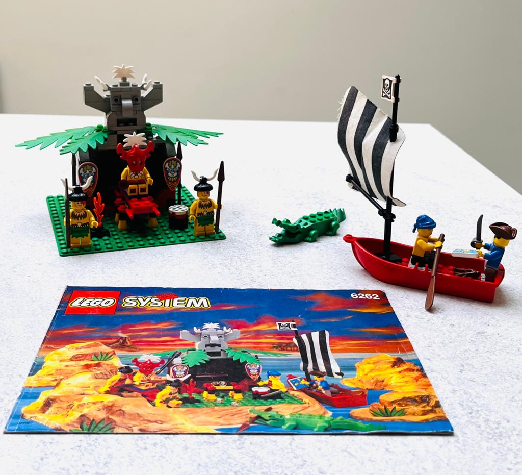 LEGO 6262 - King Kahuka’s Throne – Compleet met boekje, Lego, Zo goed als nieuw, Minifiguur, Compleet