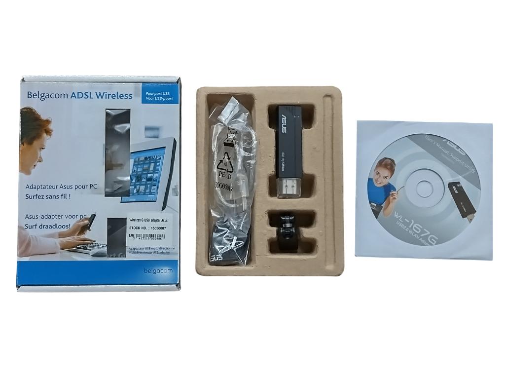 Belgacom ADSL Wireless, Informatique & Logiciels, Enlèvement, Comme neuf, ASUS