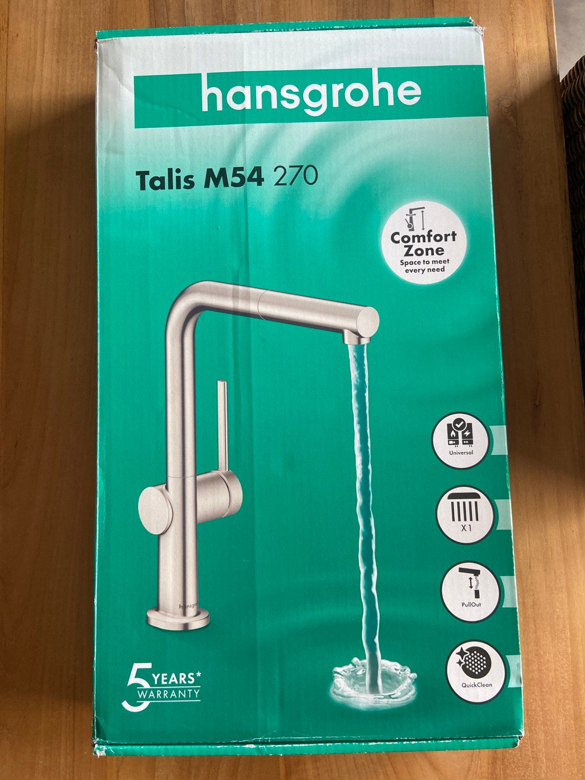 Hansgrohe Talis mitigeur cuisine, Enlèvement ou Envoi, Comme neuf, Inox