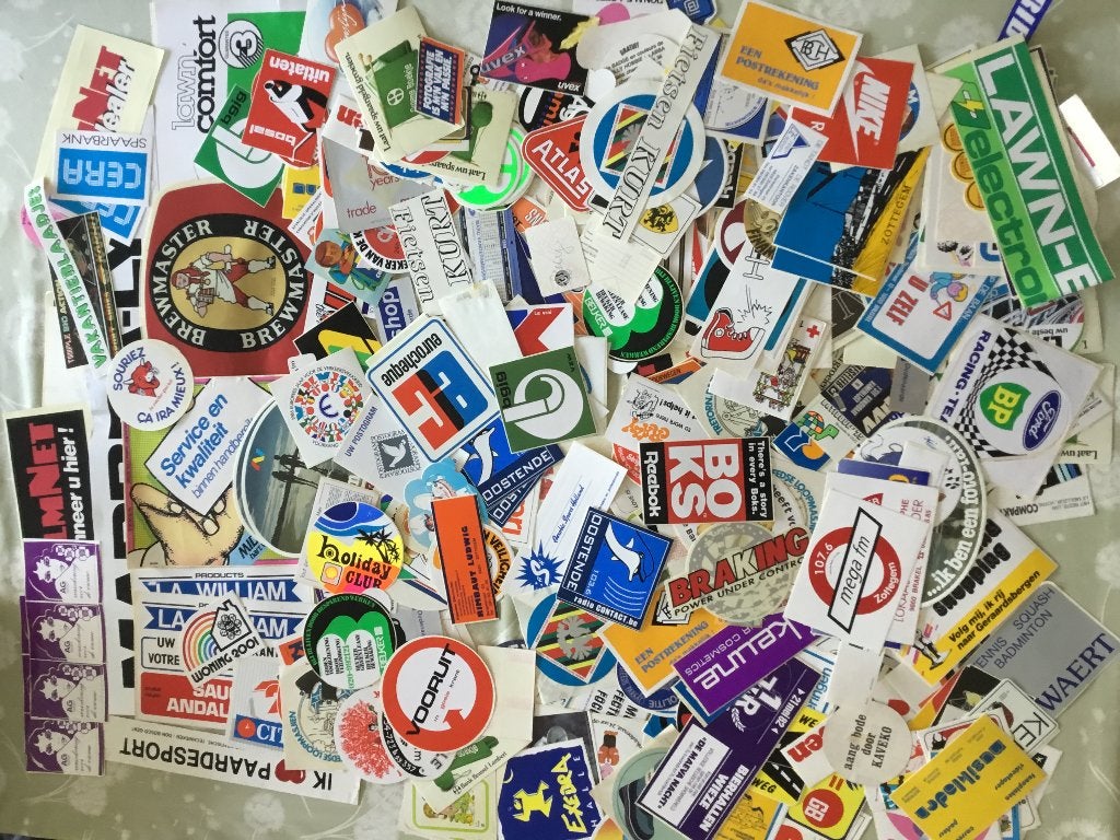 Stickers, Ophalen, Zo goed als nieuw
