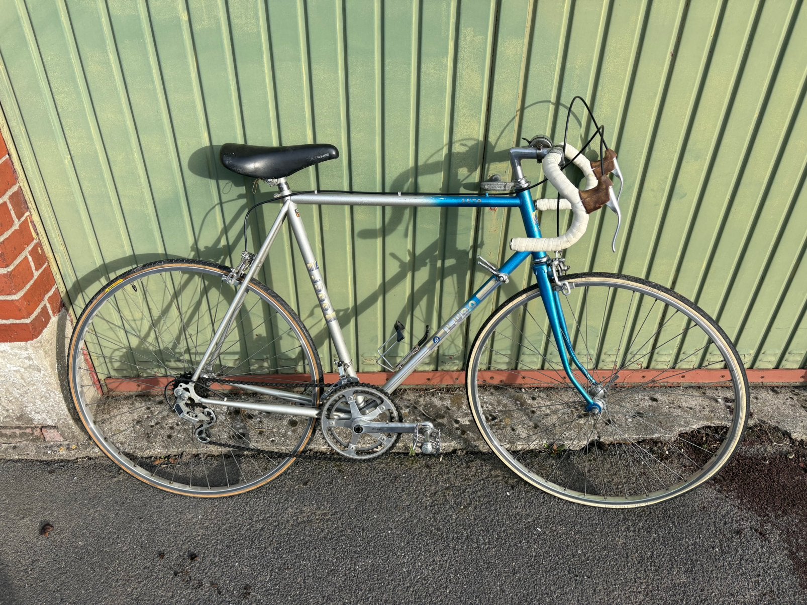 Retro koersfiets in goede staat, 59 cm of meer, Ophalen, Velgrem, Jaren '20 of ouder