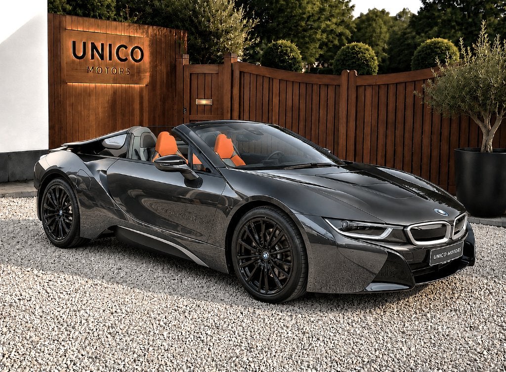 BMW i8 Roadster - Head-up -Copper leder - Harman Kardon, Automaat, Dealer onderhouden, Euro 6, Cabriolet