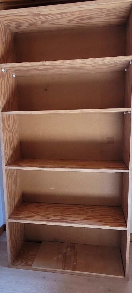 bibliothèque, ouverte, avec étagères, Avec tablette(s), Utilisé, 50 à 100 cm, Autres essences de bois