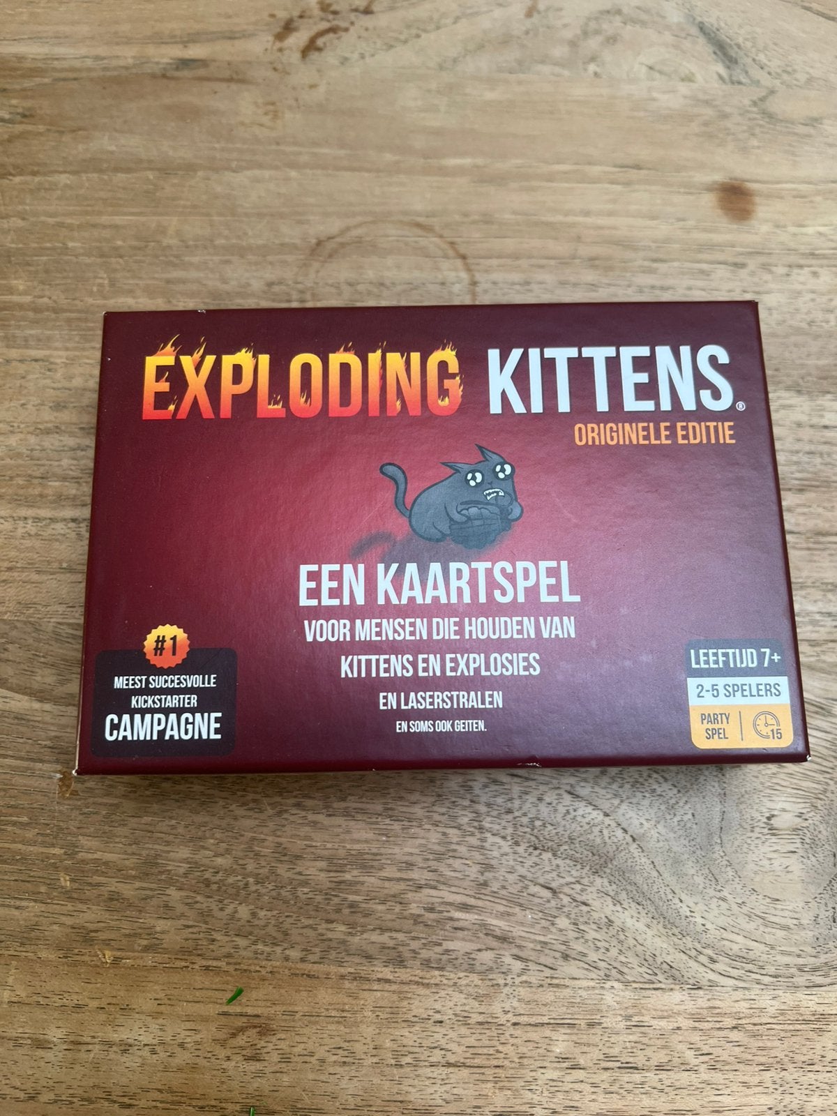 Explodibg kittens, Ophalen, Zo goed als nieuw