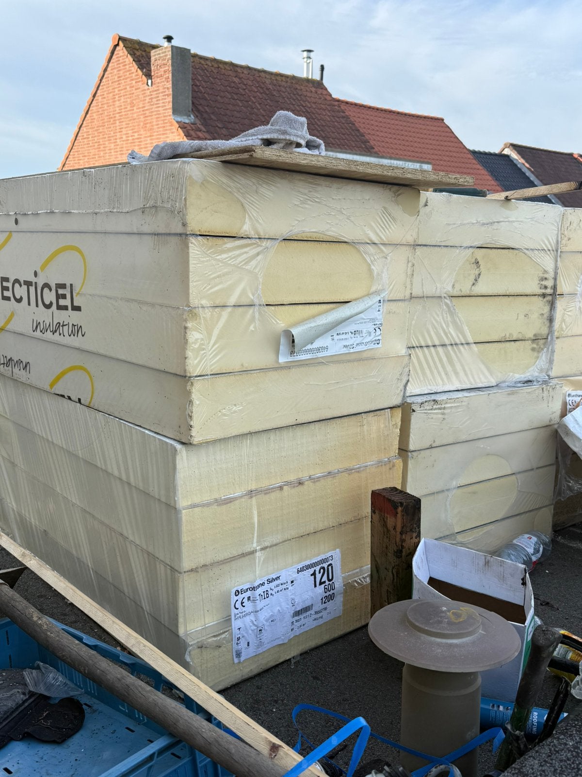 Nieuwe pir isolatie 12cm voor 20m2, Bricolage & Construction, Isolation & Étanchéité, Enlèvement, Comme neuf