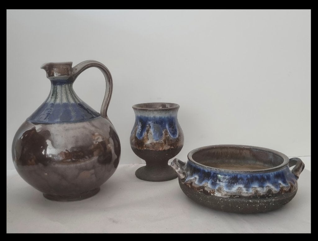 Deens Design Keramiek Set- Jette Hellerøe (Axella) - 3-delig, Ophalen of Verzenden