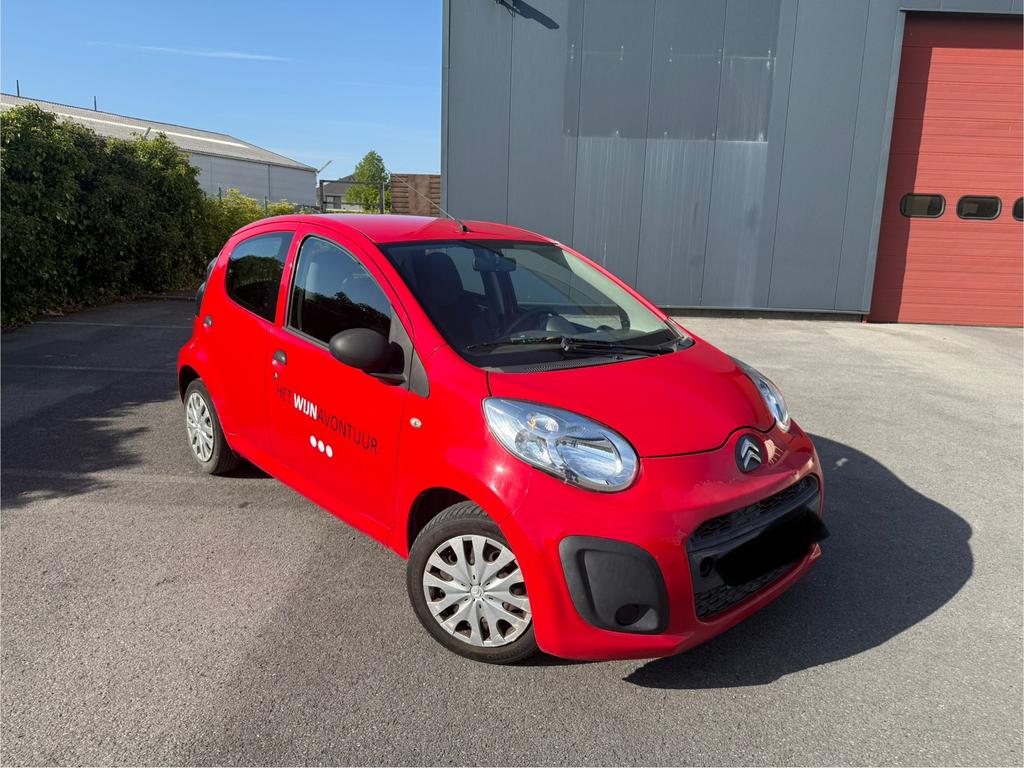 Citroen c1 1.0 benzine 2012 2 sleutels, Auto's, Citroën, Voorwielaandrijving, Euro 5, Stof, Zwart