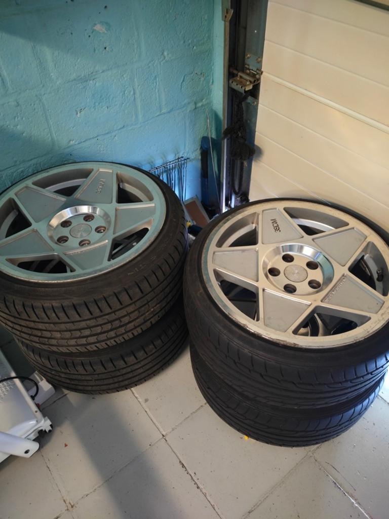 4 Velgen 18inch breedset 3sdm, Enlèvement