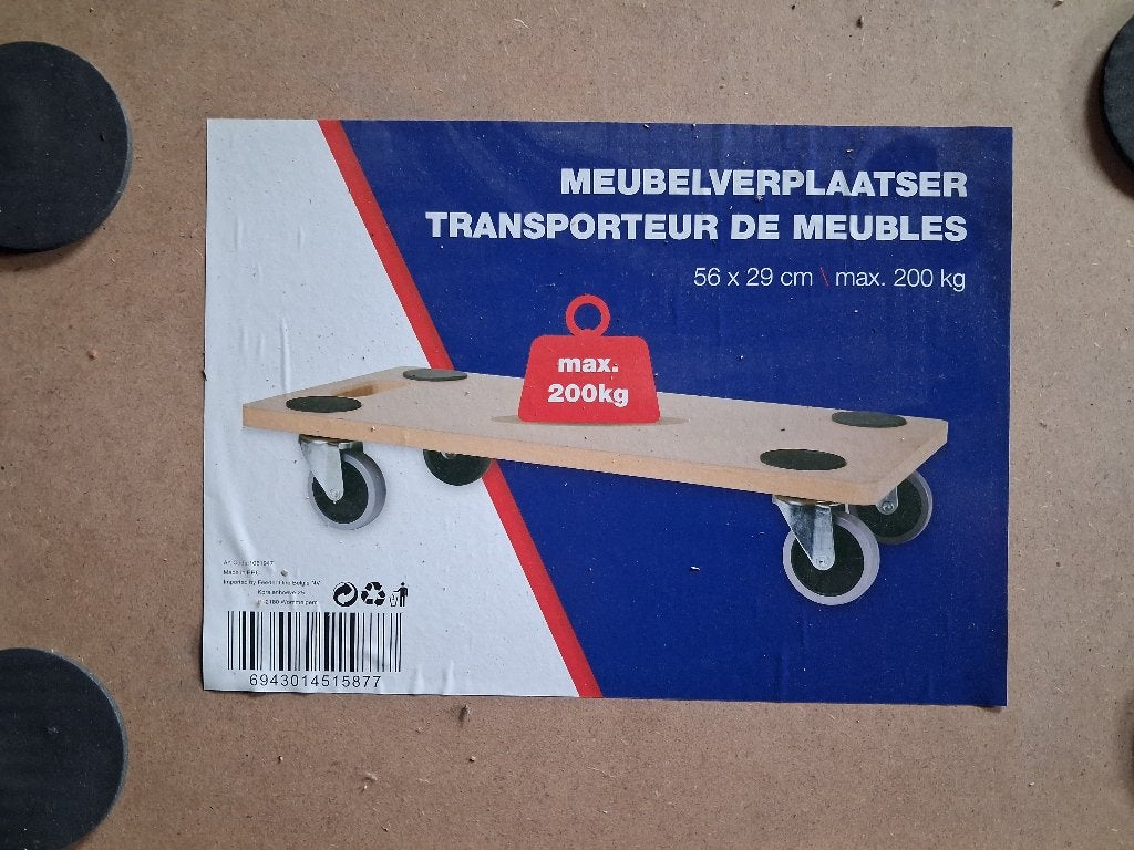 Verhuis transportplateaus draagkracht 200 kg, Ophalen, Nieuw, Overige typen