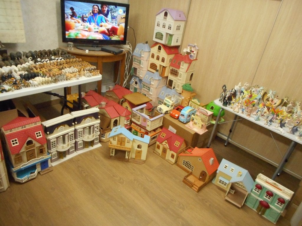 sylvanian huizen en gebouw en voertuigen, Verzamelen, Ophalen of Verzenden