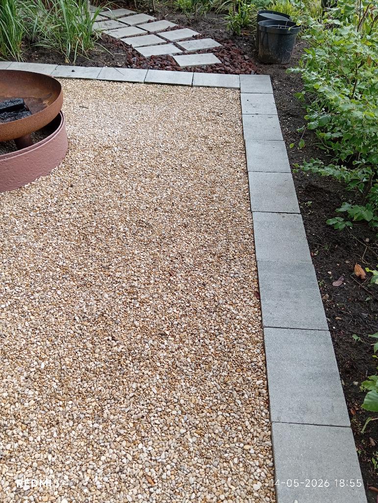 Kasteelgrind 5-8 mm, Tuin en Terras, Grind, Keien en Split, Ophalen, Nieuw, Beige, Grind