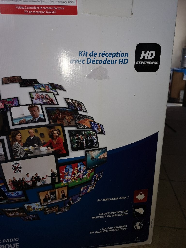 Kit de réception Avec décodeur HD TéléSAT, Audio, Tv en Foto, Schotelantennes, Ophalen, Nieuw