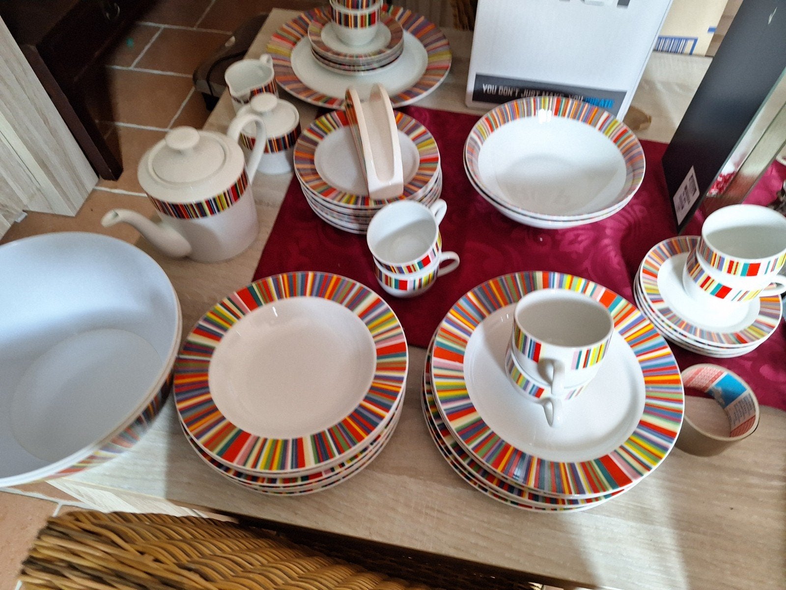 8 personen servies, Ophalen of Verzenden