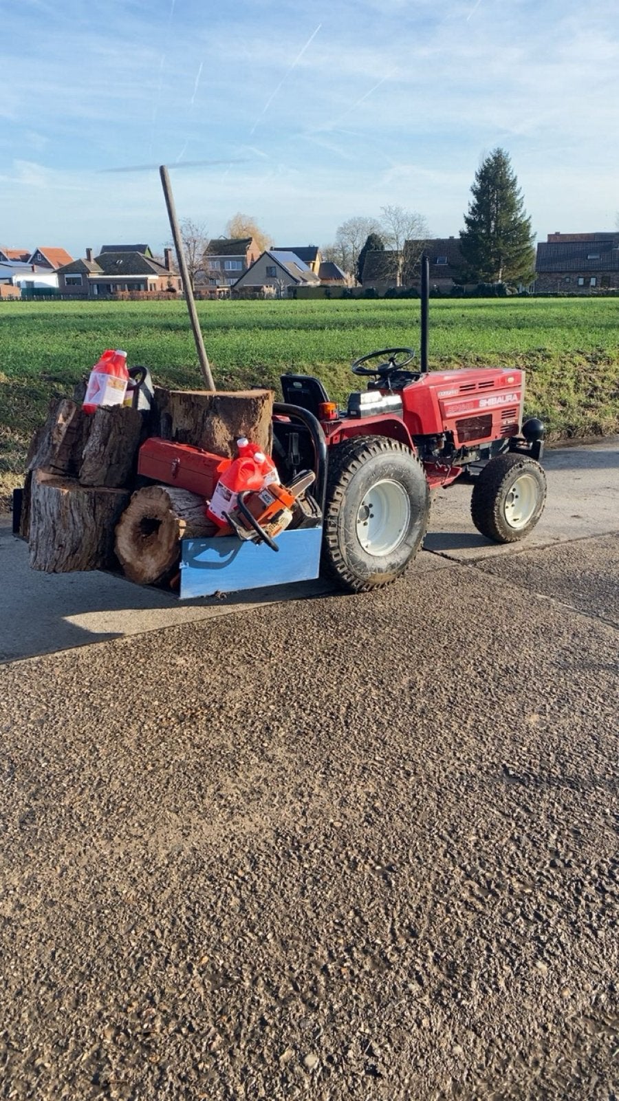 Benne basculante pour tracteur, Enlèvement