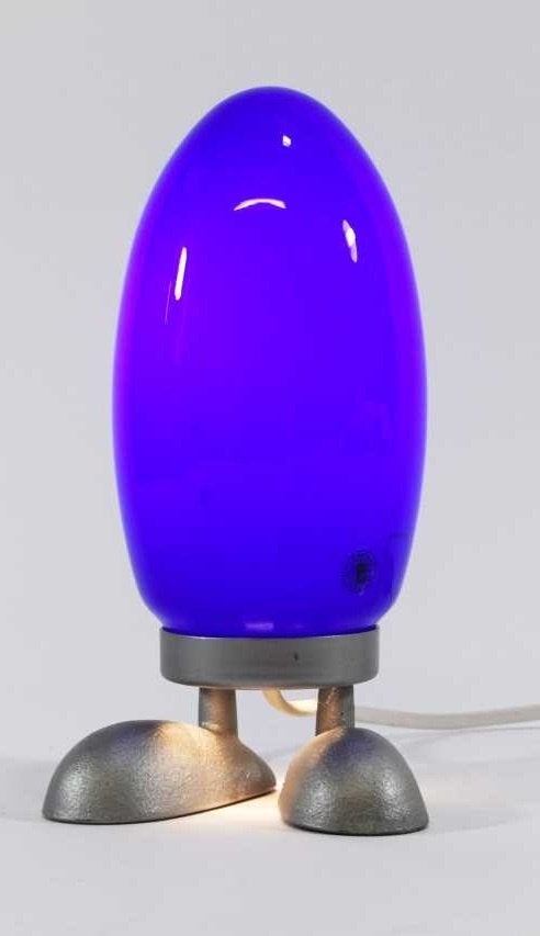 Vintage Lampe "Fjortis" par designer japonais Tatsuo Konno, Maison & Meubles, Lampes | Lampes de table, Enlèvement, Neuf, Verre