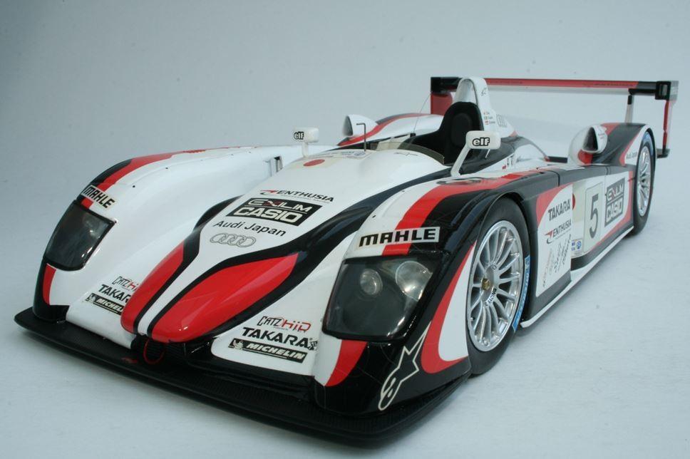 Spark 1/18 Audi R8 - Winnaar Le Mans 2004, Ophalen of Verzenden, Zo goed als nieuw, Auto, Overige merken