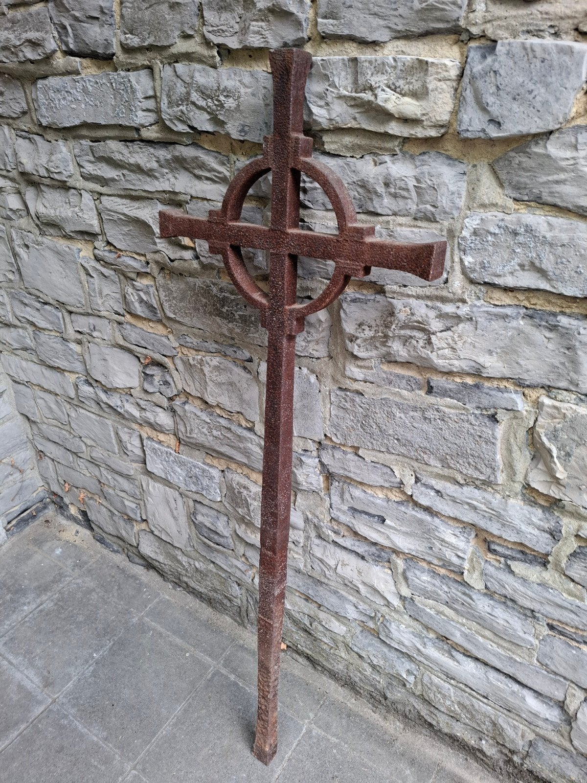 Ancienne grande croix en fer – Couvent de Saint-André, Verzamelen, Ophalen, Gebruikt, Overige typen, Christendom | Katholiek