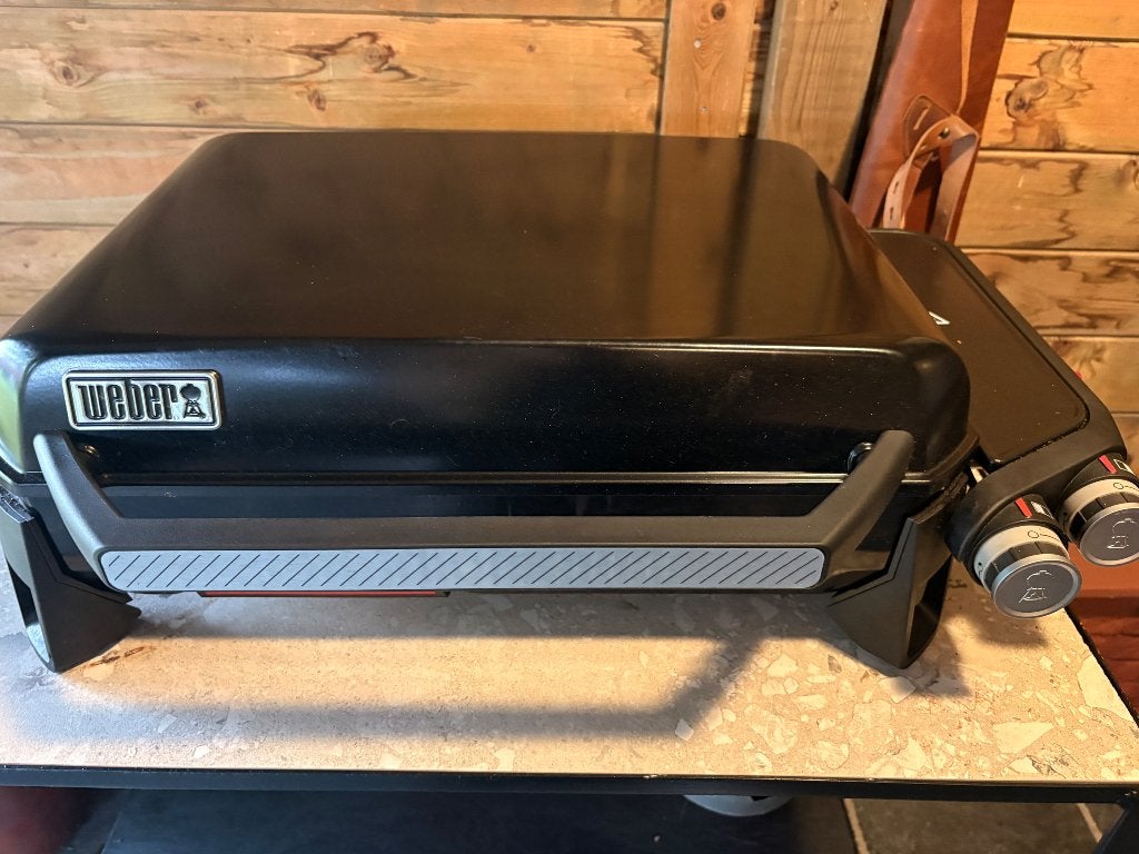 Plancha Weber en ardoise, Jardin & Terrasse, Enlèvement, Comme neuf, Weber