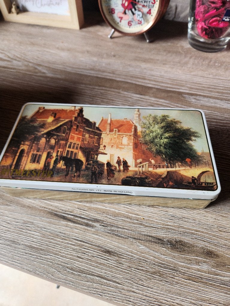 Blikken sigarendoos, Ophalen of Verzenden