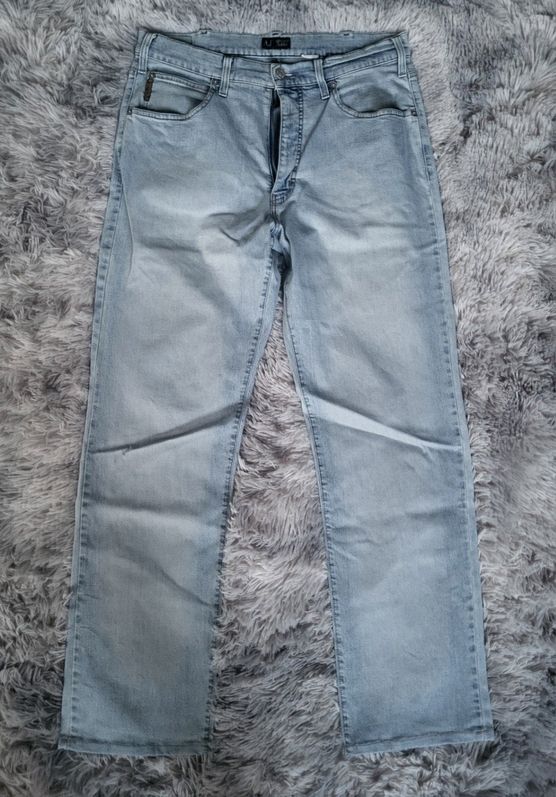 Armani Jeans Vintage Y2K comfortabele pasvorm gemaakt in Ita, Kleding | Heren, Spijkerbroeken en Jeans, Gedragen, W33 - W34 (confectie 48/50)