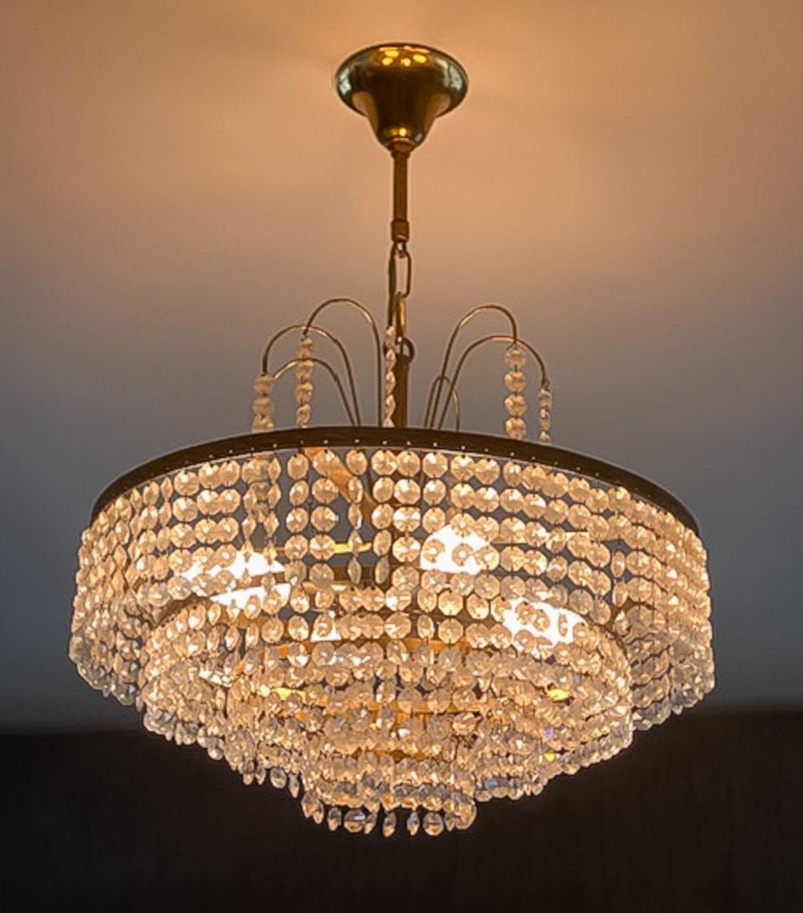 Luster met Swarovski kristallen parels, Enlèvement, Comme neuf, Accessoire de maison