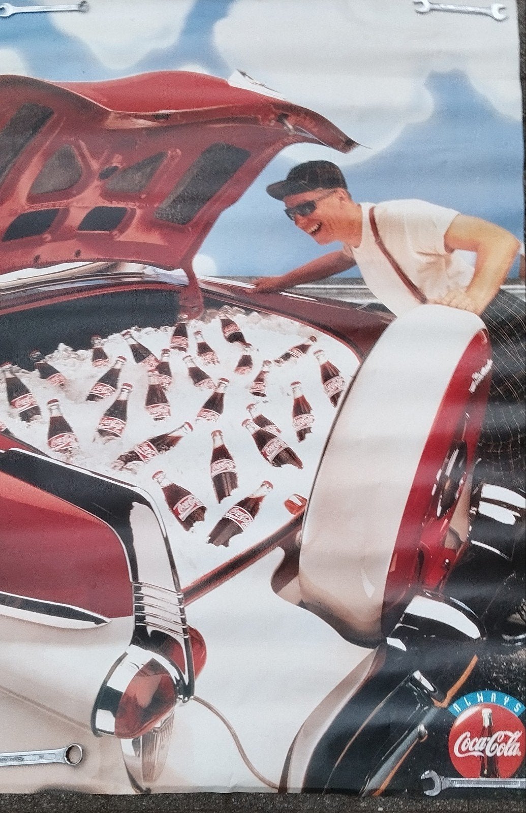 Coca-Cola promotionele affiche