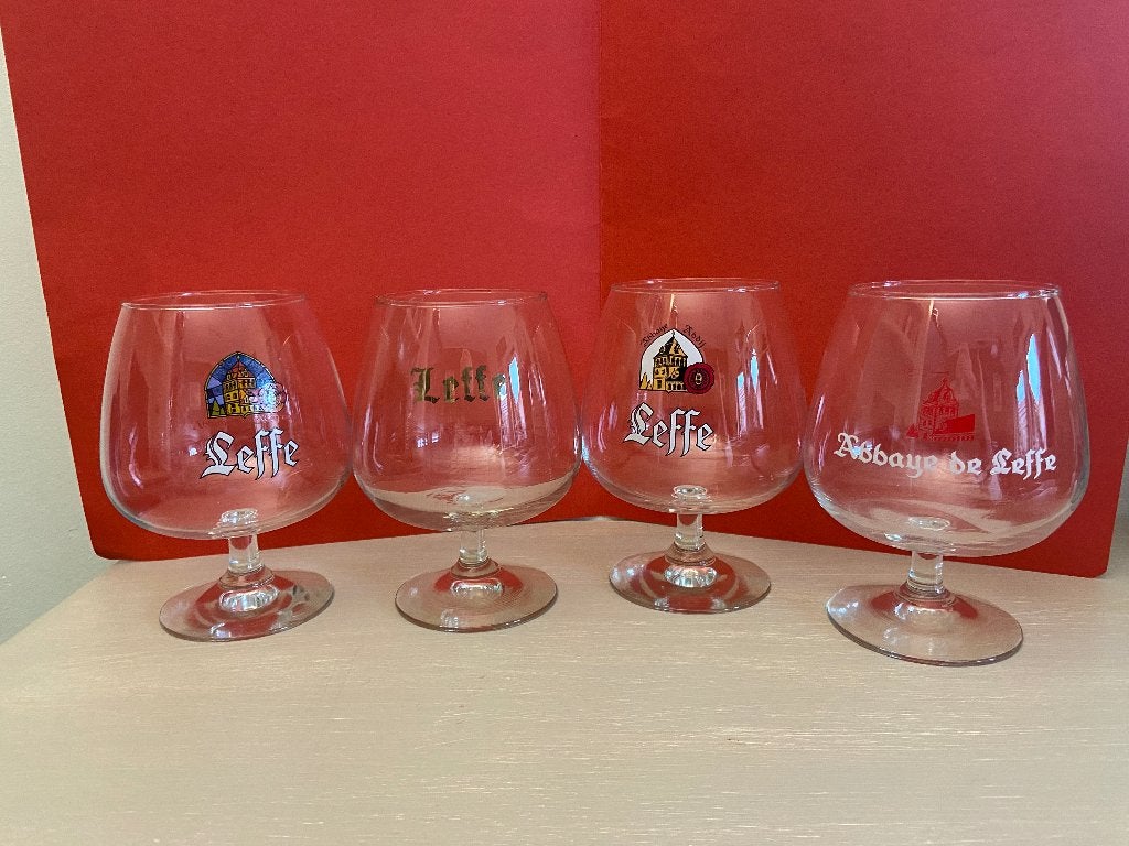 Verres Cognac LEFFE, Enlèvement, Comme neuf, Verre à bière