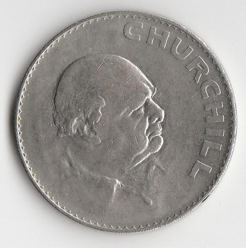 Winston Churchill  5 shillings 1965, Postzegels en Munten, Ophalen, Overige landen, Losse munt