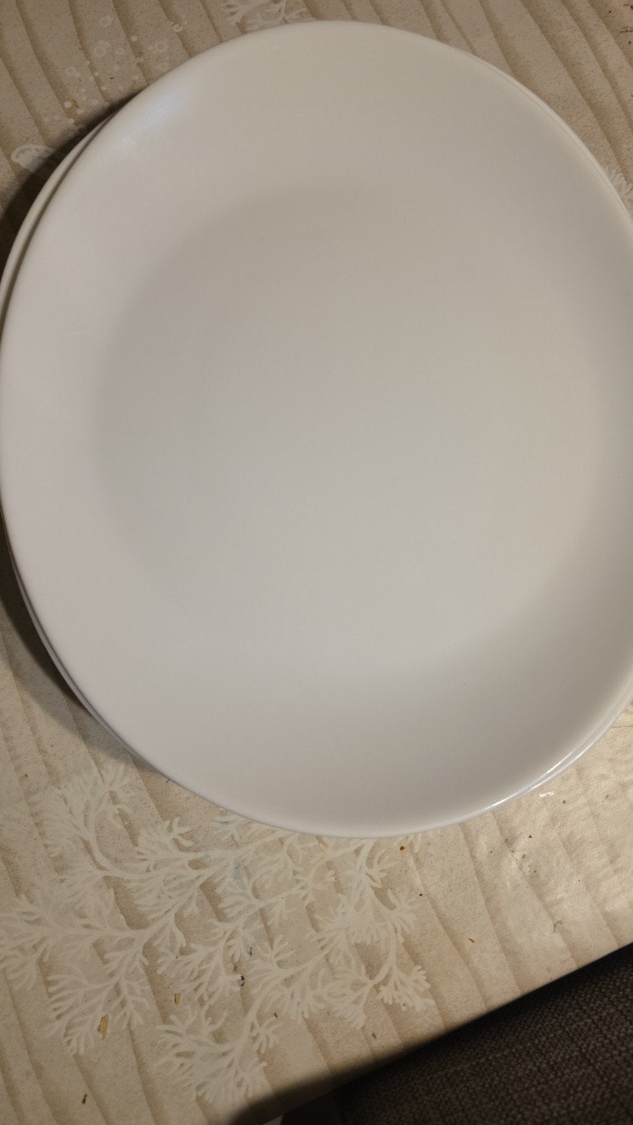 Lot 6 Assiettes Blanches Arcopal France, Maison & Meubles, Enlèvement ou Envoi, Blanc