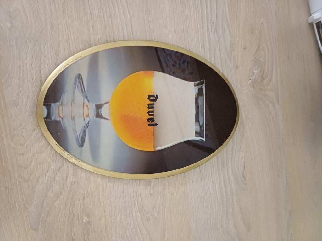 Reclame bordje duvel, Ophalen of Verzenden