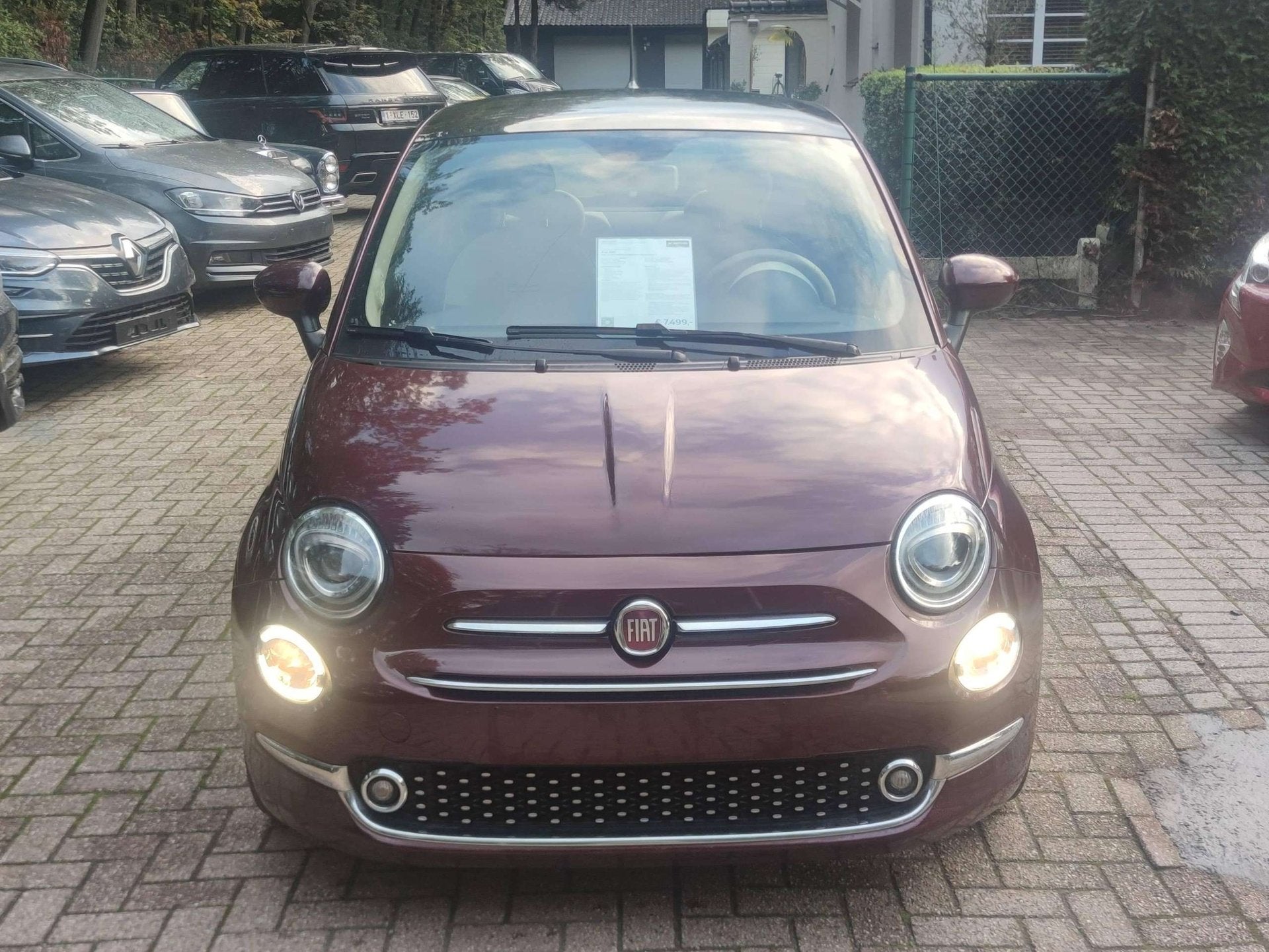 Fiat 500 500 1.2i ECO Eleganza Eleganza ! NIEUWSTAAT !, Auto's, Stof, Gebruikt, 4 cilinders, Bruin