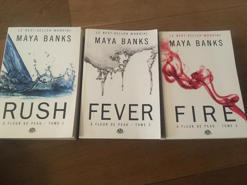Romans Maya Banks Rush / Fever / Fire, Boeken, Ophalen, Gelezen, Maya Banks