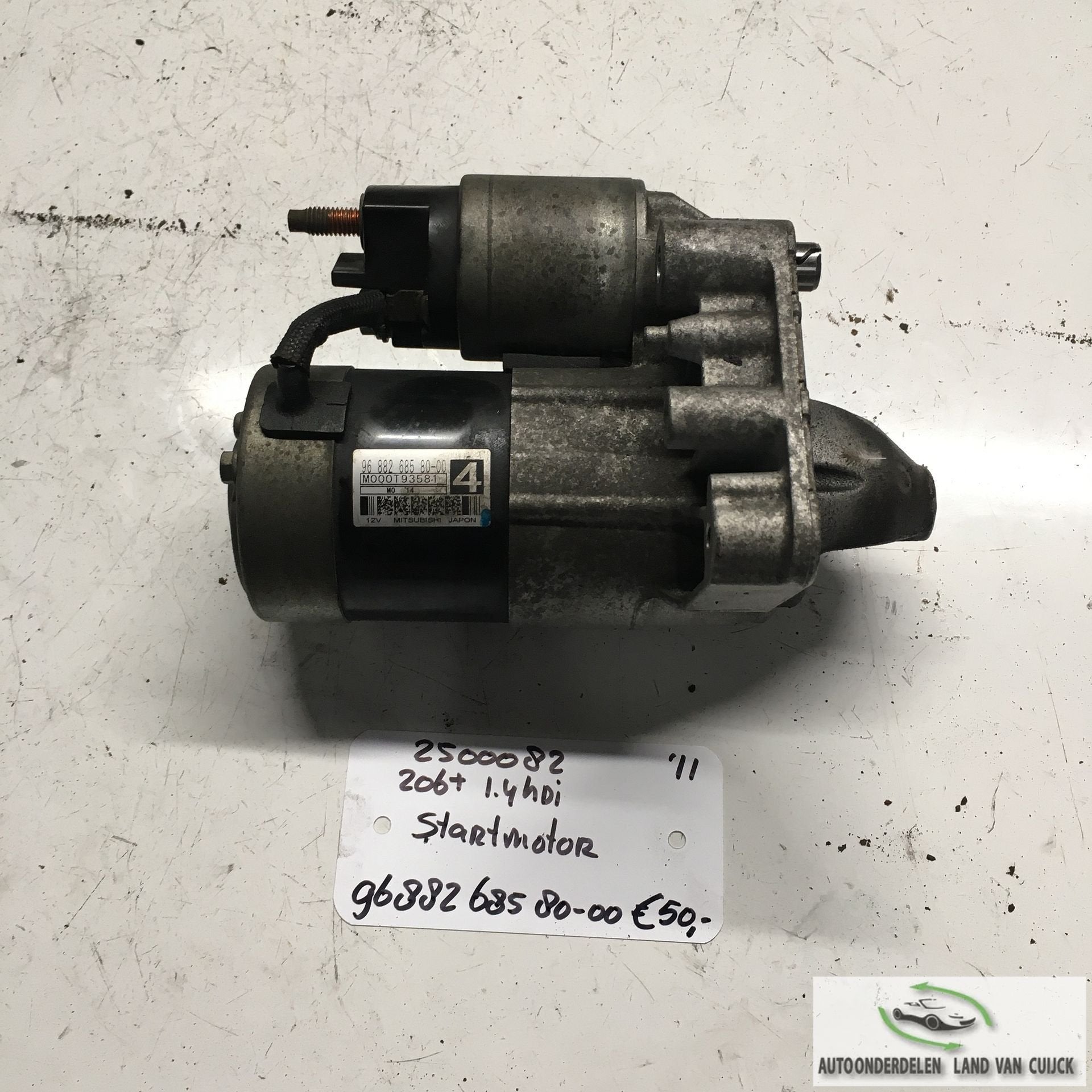 Peugeot 206+ 2011  Startmotor   96882 685 80-00, Auto-onderdelen, Gebruikt, -, -, Ophalen of Verzenden
