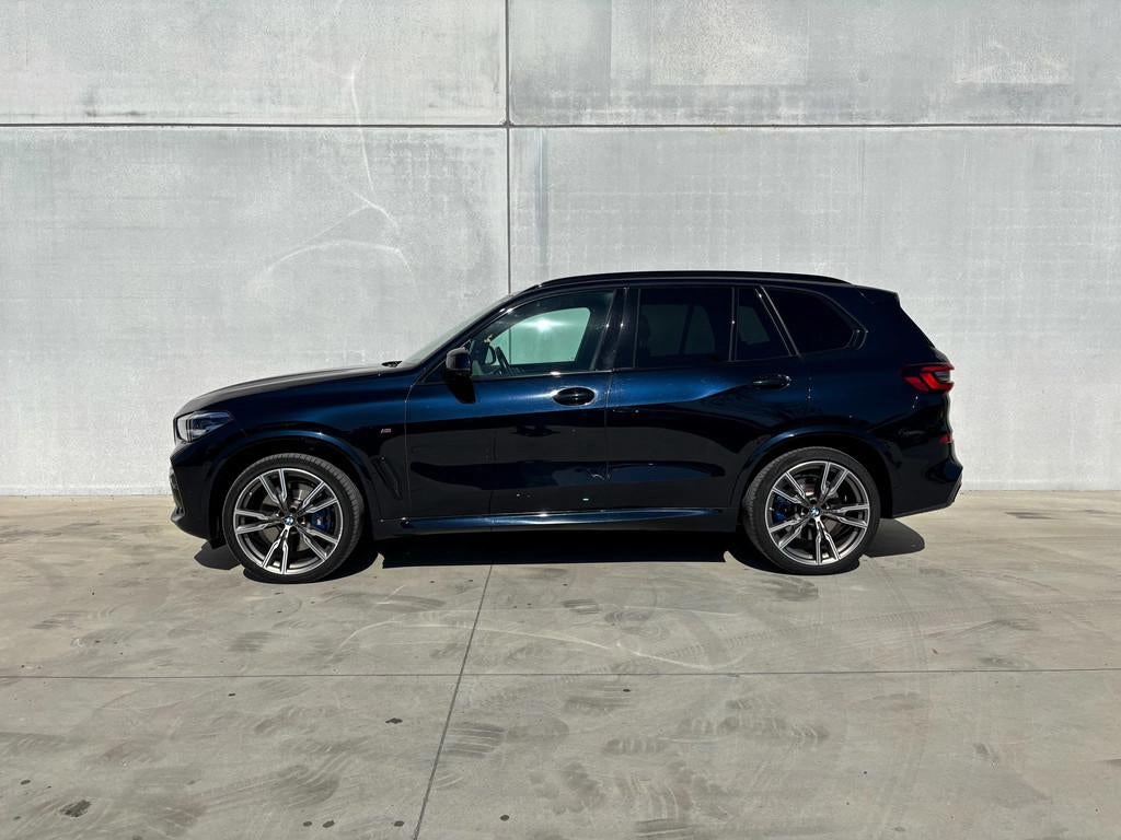 BMW X5 M50i | xDrive | Lichte vracht | Leasing (bj 2023), Auto's, Automaat, Gebruikt, Blauw, Leder