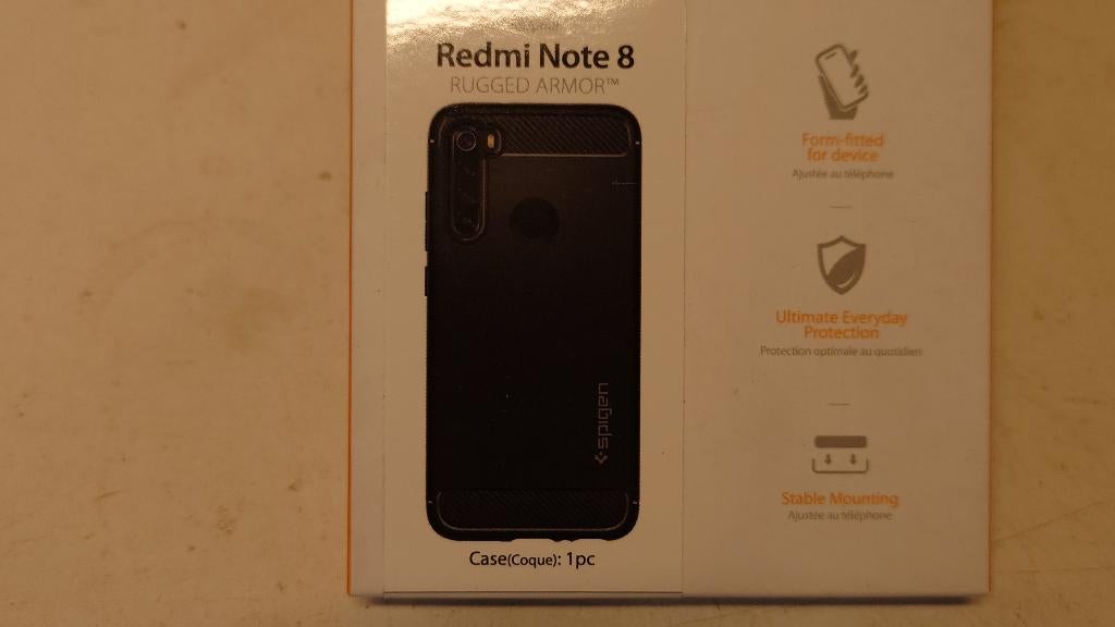Nieuwe zwarte hoes voor Redmi Note 8, Verzenden, Nieuw