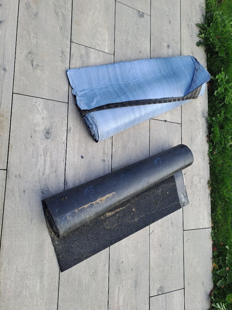Roofing + sous-couche – Surplus de chantier, Bricolage & Construction, Neuf, Enlèvement, 5 à 10 m², Autres matériaux