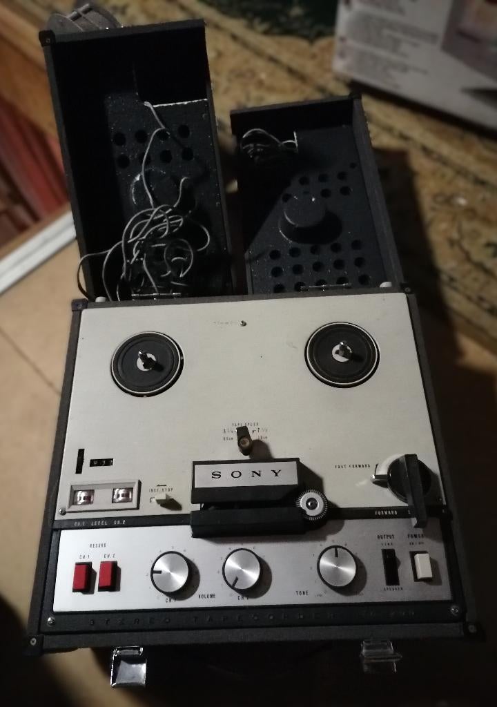 Vintage Sony Tapecorder TC-200, Ophalen