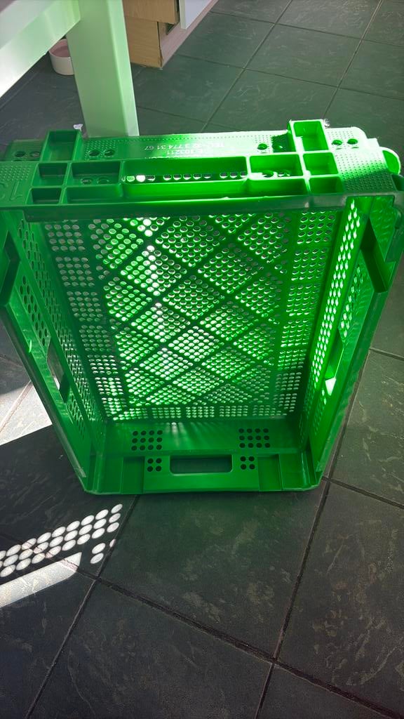 Groene slager bak of groente bak, Ophalen, Zo goed als nieuw
