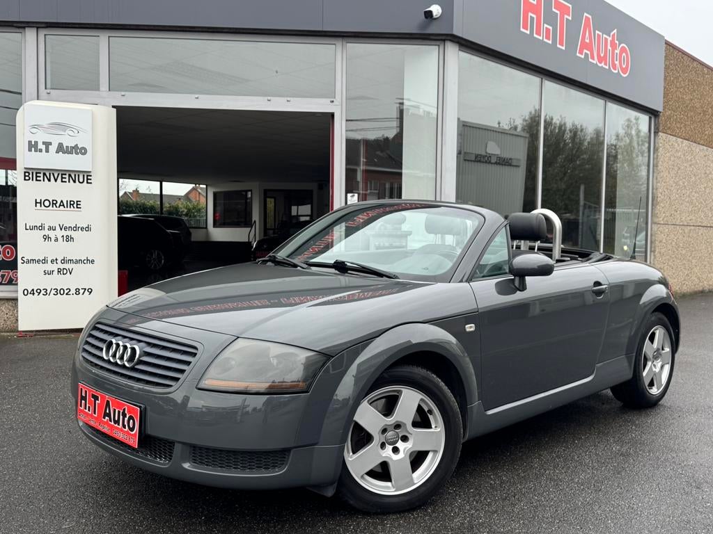 Audi TT 1.8 Turbo 20v/Etat Neuf/Gris Nardo/Cabriolet, Autos, Cuir, Argent ou Gris, 110 kW, Entreprise
