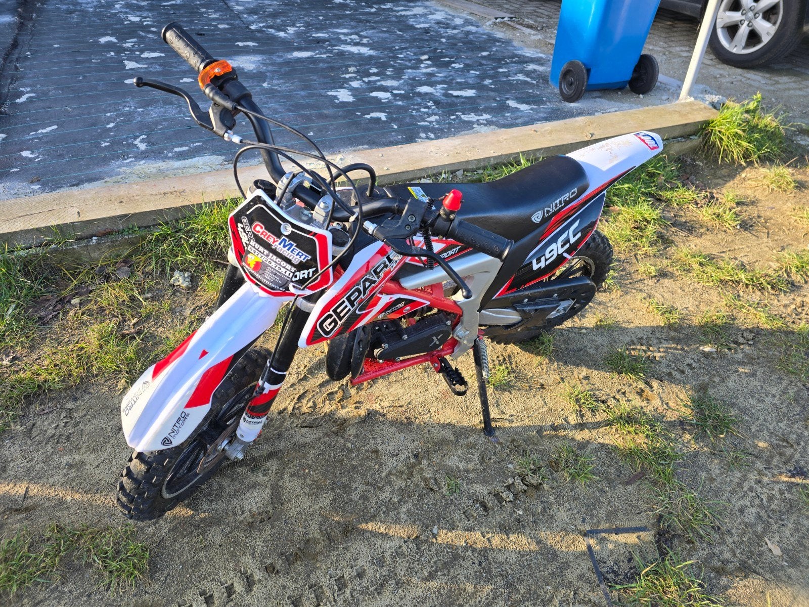 mini Crosser pitbike 49 cc, Fietsen en Brommers, Ophalen