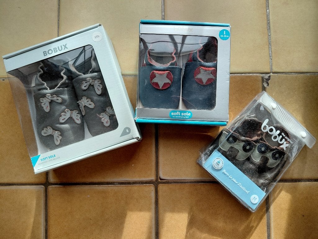 Chaussons Bobux, Kinderen en Baby's, Babykleding | Schoentjes en Sokjes, Slofjes, Gebruikt, Jongetje of Meisje, BOBUX