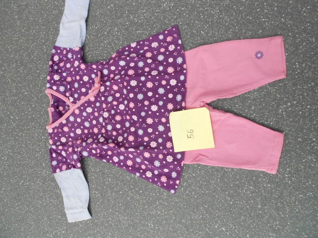 lot de 2 leggings avec tunique taille 56, Enfants & Bébés, Vêtements de bébé | Taille 56, Enlèvement ou Envoi, Utilisé, Fille